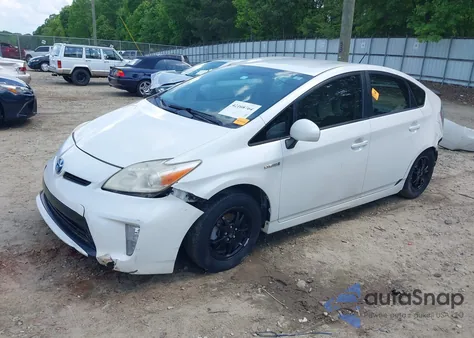 2012 Toyota Prius Two z USA, uszkodzony, nr VIN JTDKN3DU9C5457695